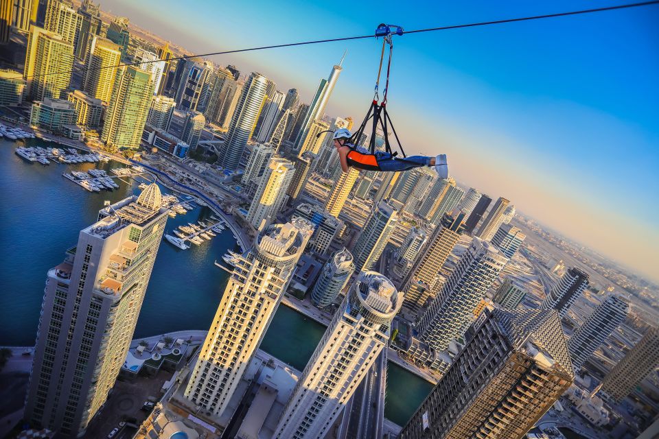 Zip Line across the Marina