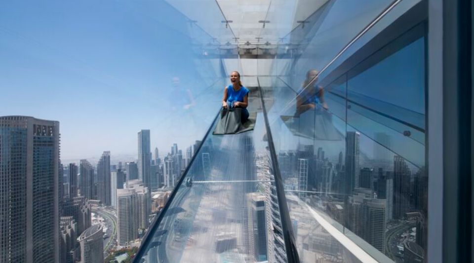 Sky Views Eintrittskarte mit Blick auf den Burj Khalifa