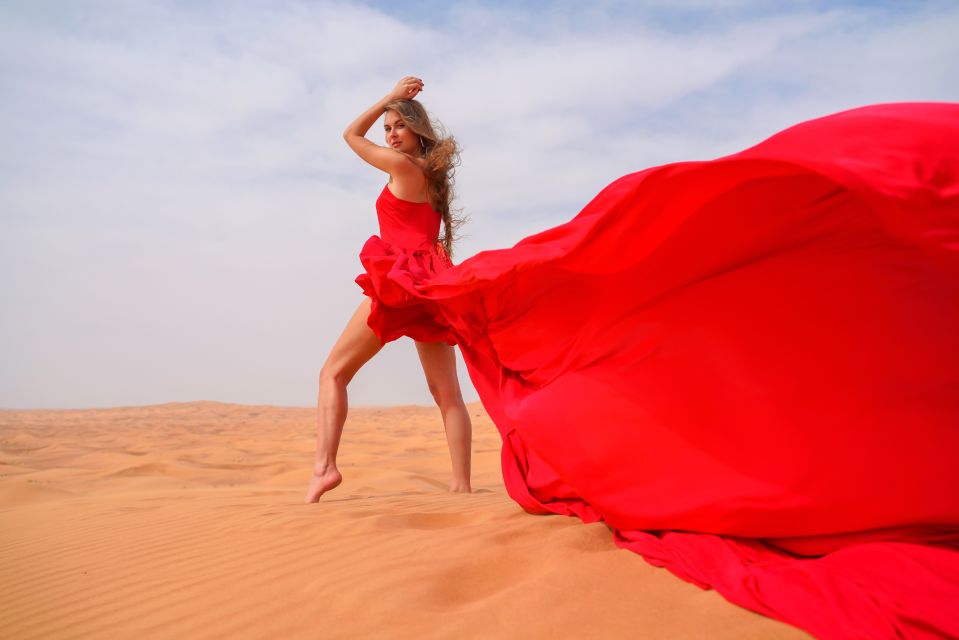 Private Flying Dress Photography and Dune Drive Trip